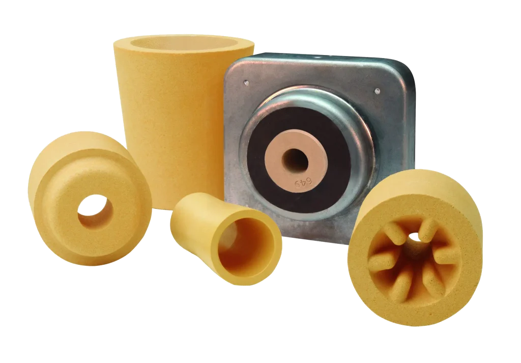 tundish metering nozzles